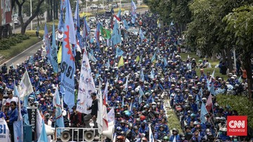 Demo Buruh Bubar, Jalan Sudirman Jakarta Kembali Dibuka